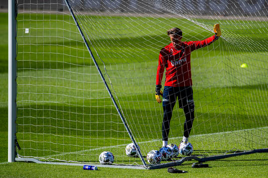Goalkeeper Ørjan Nyland of the Norwegian national football