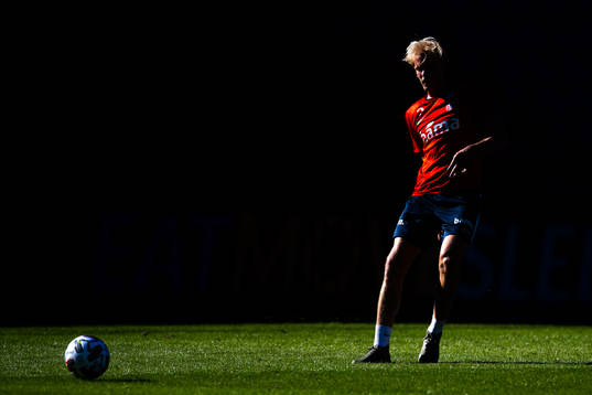 Morten Thorsby of the Norwegian national football team