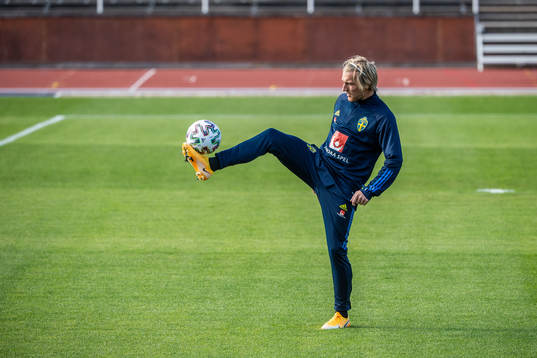 Emil Forsberg of the Swedish national football team