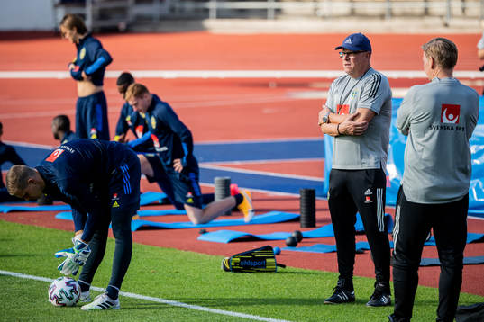 Janne Andersson, head coach of the Swedish national