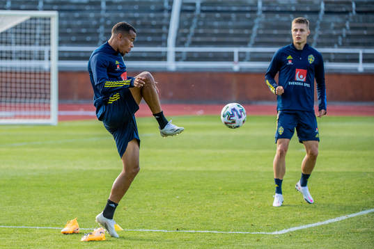 Robin Quaison of the Swedish national football team