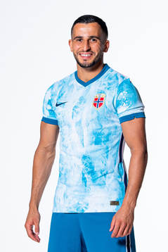 Omar Elabdellaoui of the Norwegian national football team