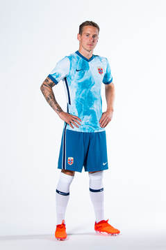 Stefan Johansen of the Norwegian national football team