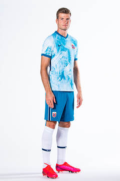 Alexander Sørloth of the Norwegian national football team