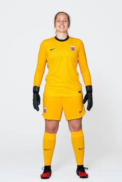 Goalkeeper Aurora Mikalsen of the Norwegian women’s