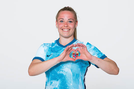 Therese Sessy Åsland of the Norwegian women’s national