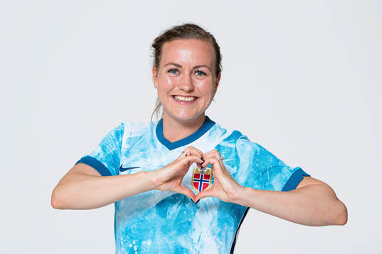 Kristine Minde of the Norwegian women’s national football