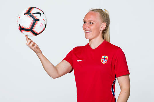 Maria Thorisdottir of the Norwegian women’s national