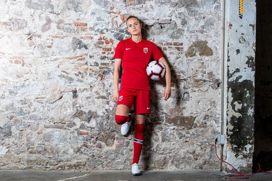 Caroline Graham Hansen of the Norwegian national football