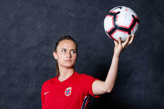 Caroline Graham Hansen of the Norwegian national football