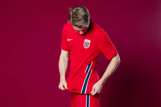 Martin Ødegaard of the Norwegian national football team