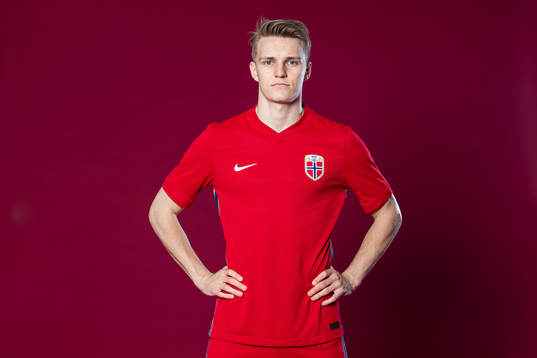 Martin Ødegaard of the Norwegian national football team