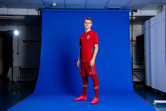 Martin Ødegaard of the Norwegian national football team