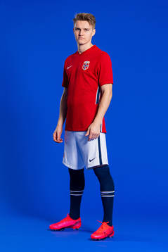 Martin Ødegaard of the Norwegian national football team
