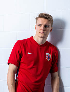 Martin Ødegaard of the Norwegian national football team