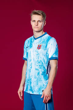 Martin Ødegaard of the Norwegian national football team