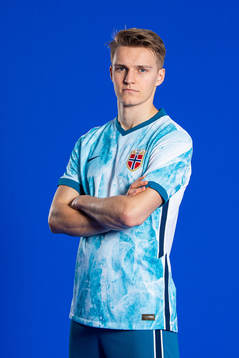 Martin Ødegaard of the Norwegian national football team