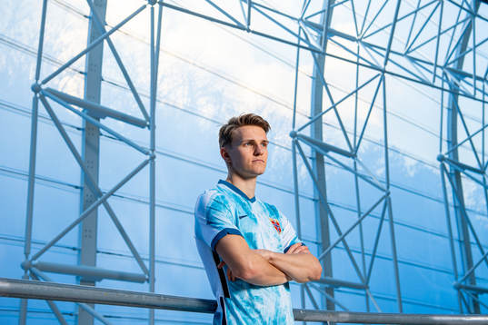 Martin Ødegaard of the Norwegian national football team