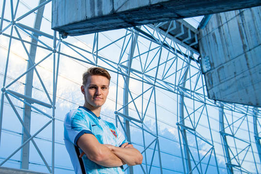 Martin Ødegaard of the Norwegian national football team