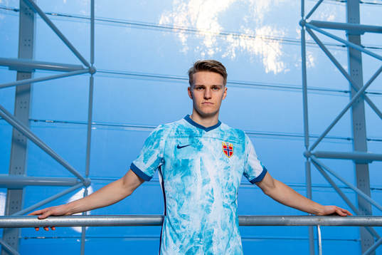Martin Ødegaard of the Norwegian national football team