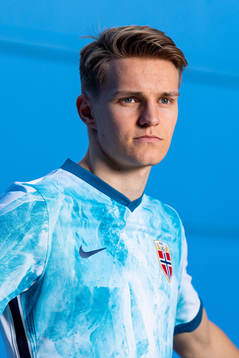 Martin Ødegaard of the Norwegian national football team