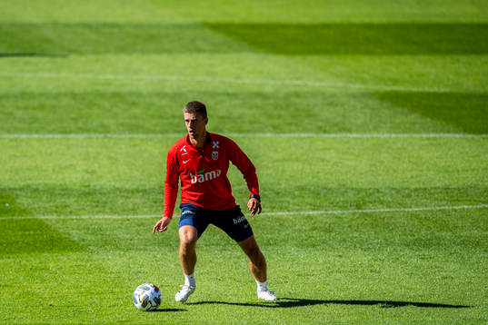 Markus Henriksen of the Norwegian national football team