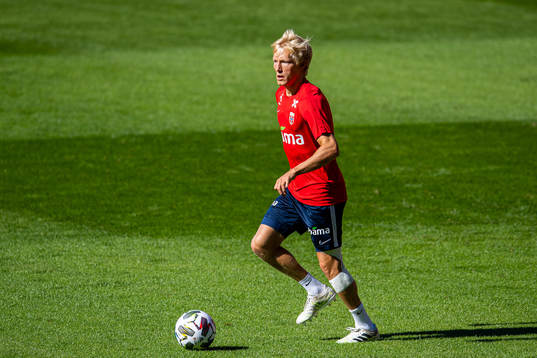 Birger Meling of the Norwegian national football team