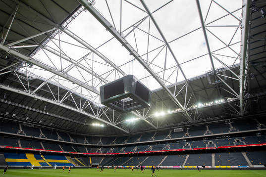 General view of Friends Arena
