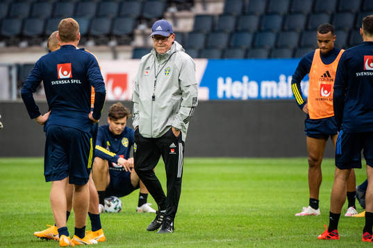 Janne Andersson, head coach of the Swedish national