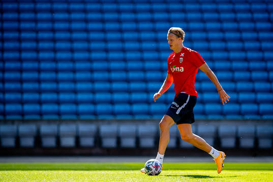 Erling Braut Haaland of the Norwegian national football team
