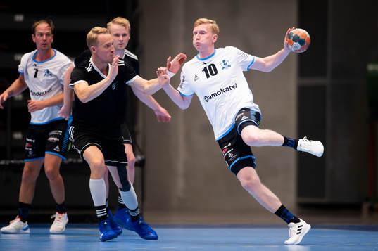 Helsingborgs Linus Nilsson och Amos Philip Otterberg