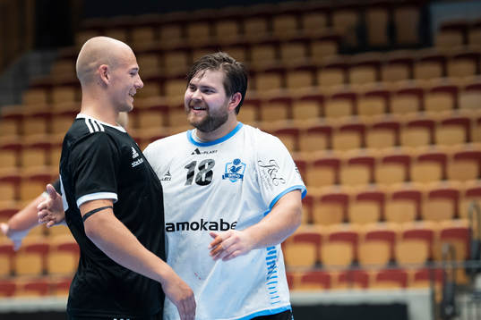 Helsingborgs Viktor Hedin och Amos Filip Pettersson