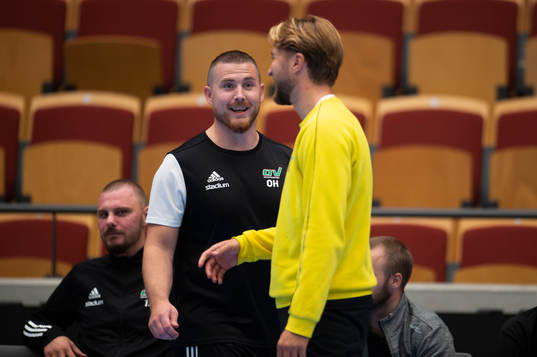 Helsingborgs assisterande tränare Oskar Hansson och