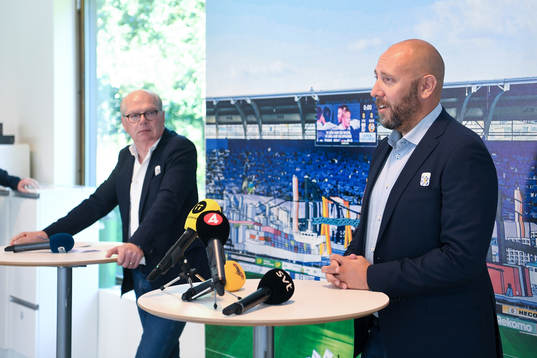 IFK Göteborgs ordförande Mats Engström och