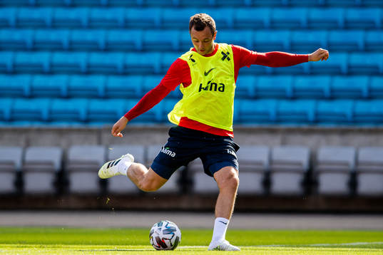 Even Hovland of the Norwegian national football team