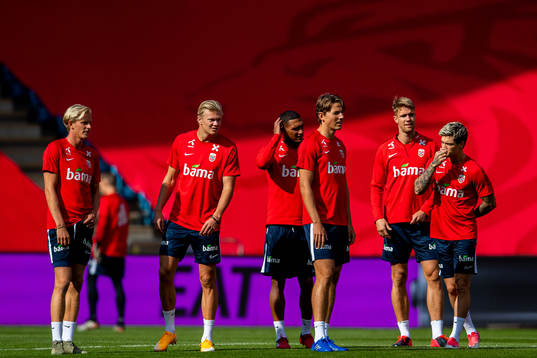 Morten Thorsby, Erling Braut Haaland, Ruben Gabrielsen,