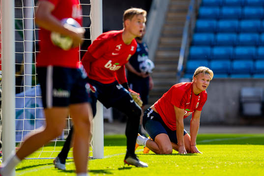 Erling Braut Haaland of the Norwegian national football team
