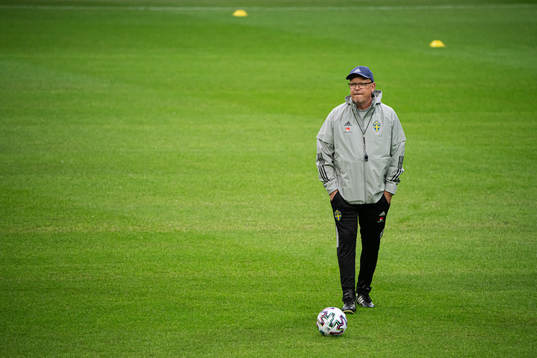 Head coach Janne Andersson of the Swedish national football