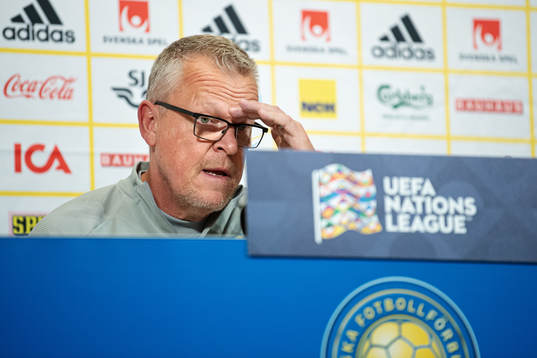 Head coach Janne Andersson of the Swedish national football