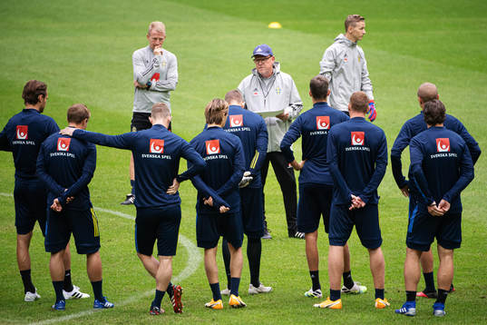 Head coach Janne Andersson of the Swedish national football