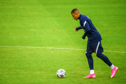 Kylian Mbappé of the French national football team