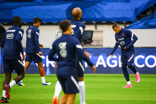 Kylian Mbappé of the French national football team