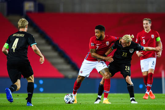 Joshua King of Norway and Xaver Schlager of Austria