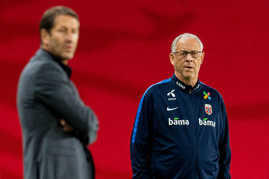 Lars Lagerbäck, head coach of Norway