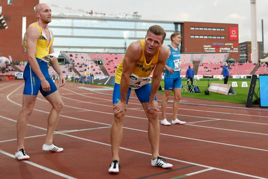 Nick Ekelund-Arenander of Sweden celebrates