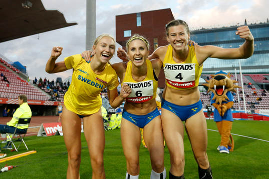 Malin Otterling Marmbrandt, Maja Åskag and Rebecka