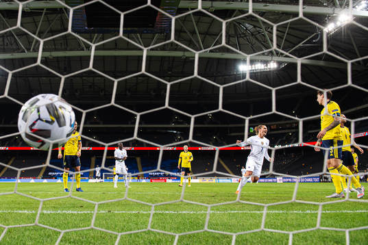 Antoine Griezmann of France celebrates the 0-1 goal from