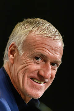 Head coach Didier Deschamps of France at a press conference