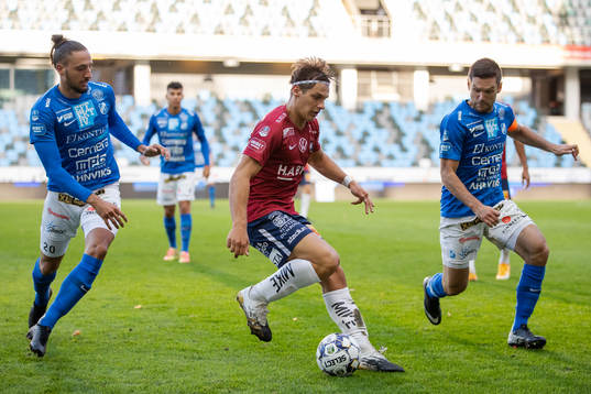 Norrbys Dijan Vukojevic och Ivo Pekalski mot Örgrytes