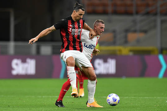 Zlatan Ibrahimovic of Milan